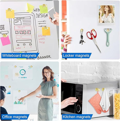 LOVIMAG Fridge Magnets 16Pcs Refrigerator Whiteboard Small Strong Magnet - Image 7