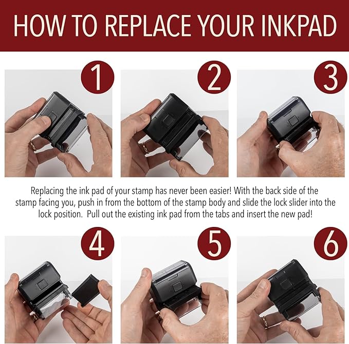Self Inking Modern Address Stamps | Custom Return Address Stamper - Image 6