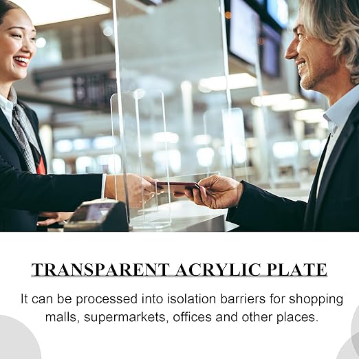 Roowest 2 Pcs 24 x 36 Inch, 1/2 Inch Thick Clear Acrylic Plexiglass Sheets - Image 6
