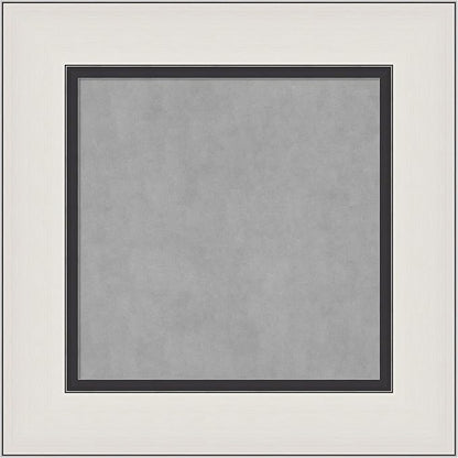 Amanti Art Silver Framed Magnetic Board 18x18 X-Small Vision Board by AmantiArt