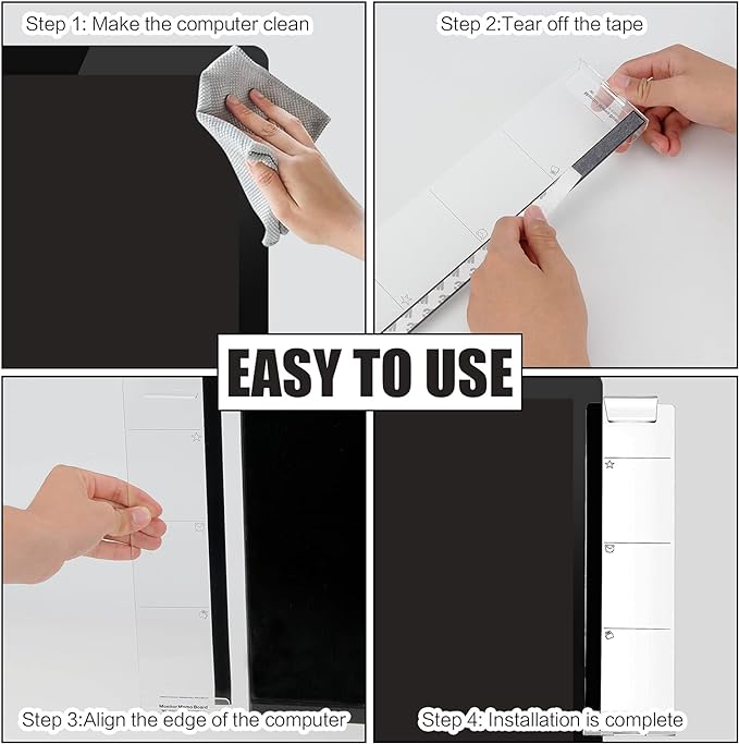 Office Desk Accessories 2pcs Multifunction Computer Monitor Memo Board - Image 5