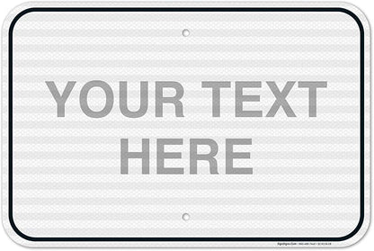 Custom Sign, Personalized Metal Signs, Customize by SigoSigns