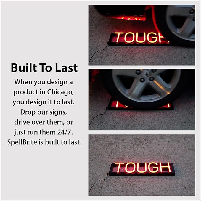 SpellBrite SERVICE Sign | Directional Sign - Image 2