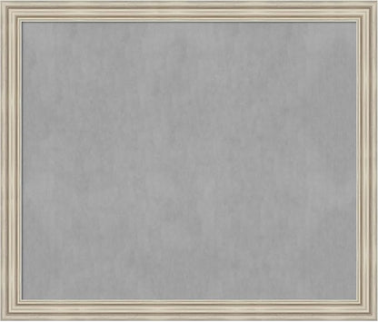 Amanti Art Silver Framed Magnetic Board 46x54 Oversize Vision Board by AmantiArt
