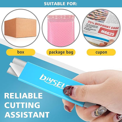 DIYSELF Box Cutters, 48 Pack Box Cutter Retractable, Box Cutter Knife - Image 4