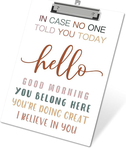 APIILVPQ Motivational Clipboard，Mental Health Clipboards by Unknown