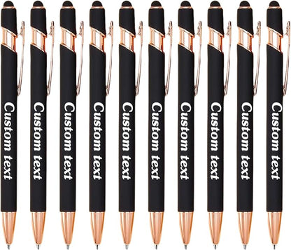 CRME Personalized Pens with Stylus Custom Pens in Bulk Customized Pen Engraved by Unknown