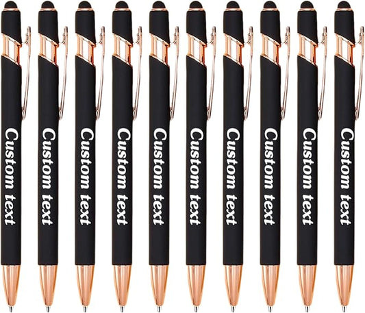 CRME Personalized Pens with Stylus Custom Pens in Bulk Customized Pen Engraved by Unknown