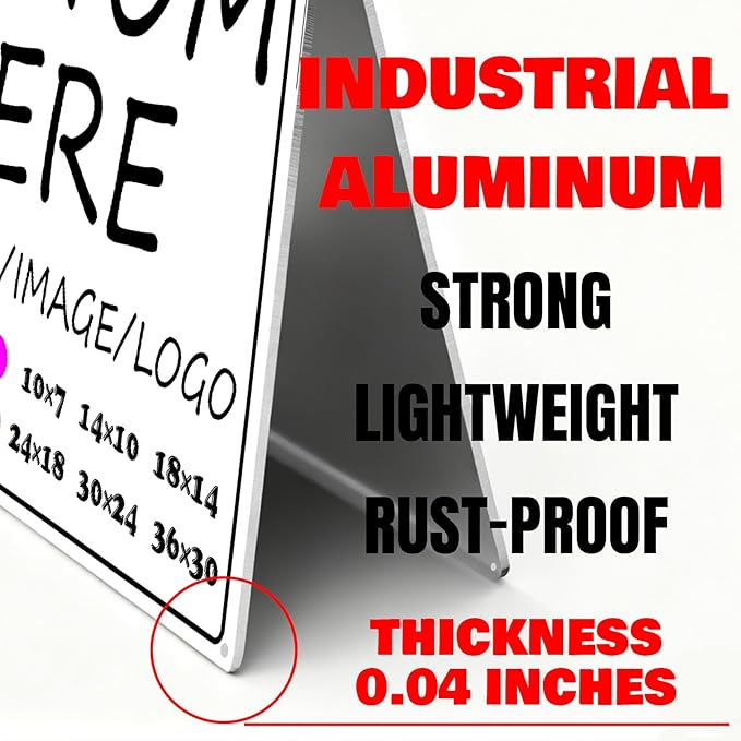 Custom Signs, Personalized Metal Signs-10×7inches-indoor/outdoor Weatherproof - Image 3
