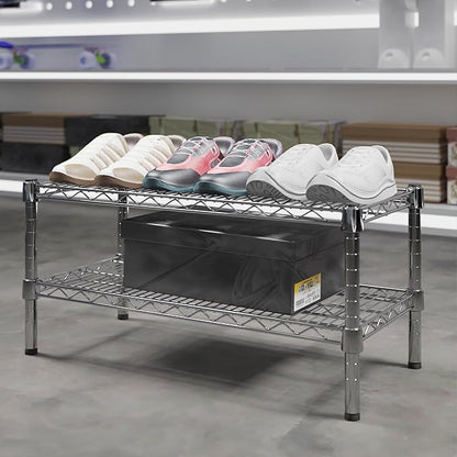 Regal Altair 14" Deep x 30" Wide x 14" Height Wire Shelving Kit | 2-Tier | NSF - Image 2