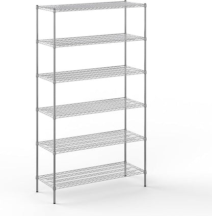 Regal Altair 21" Deep x 54" Wide x 96" Height Wire Shelving Kit | 6-Tier | NSF by Regal+Altair