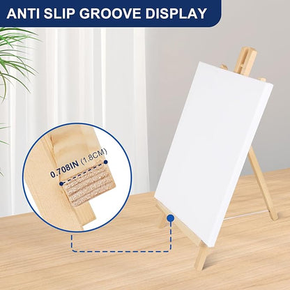 ESRICH 10pcs 17 Inch Tabletop Easels, Wood Easel - Image 5