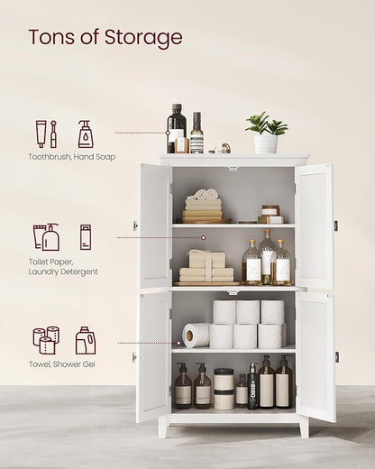 VASAGLE Floor Storage Cabinet, Freestanding Storage Unit - Image 5