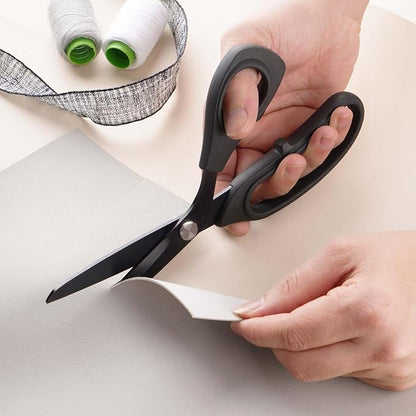 Zicolu 9 inch Black Office Scissors All Purpose, Sewing Scissors - Image 7