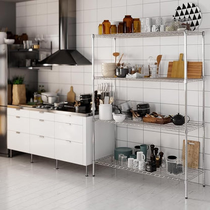 Regal Altair 21" Deep x 54" Wide x 74" Height Wire Shelving Kit | 4-Tier | NSF - Image 7