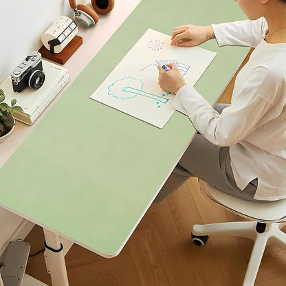 Bloss 47.2" x 16.9" Large Desk Mat, Leather Mouse Keyboard Pad, Non-Slip - Image 6
