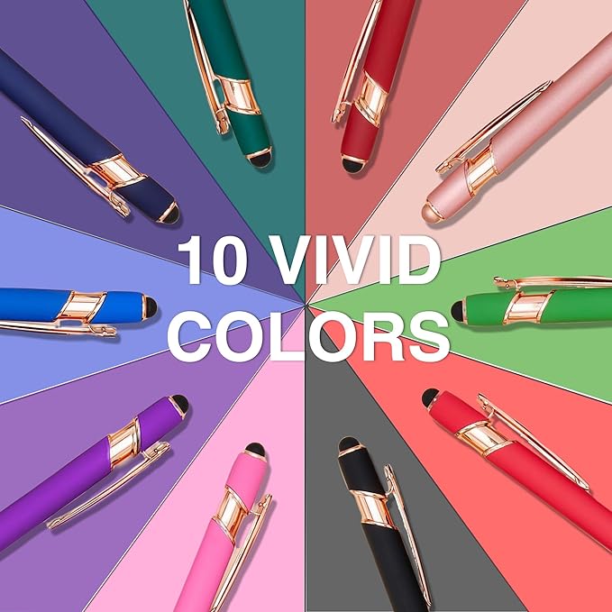 CRME Ballpoint Pen 2-in-1 Stylus Bulk Custom Pens Personalized Engraved Metal - Image 6