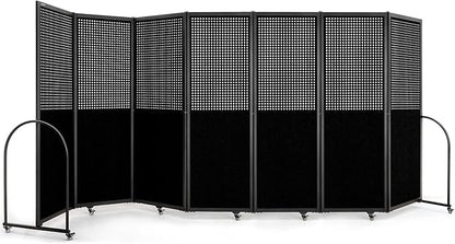Folding Room Partition, Freestanding Privacy Divider, Portable Office Divider by StrongBird
