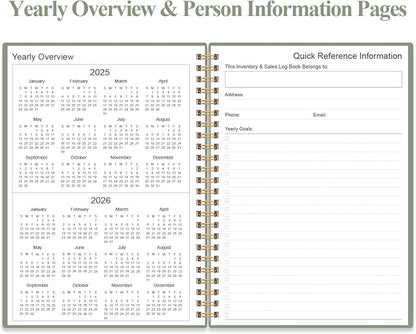 Inventory & Sales Log Book for Small Business – Inventory Ledger Book, - Image 4