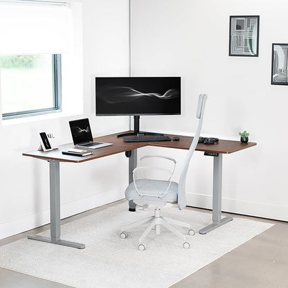 VIVO Electric Corner 63 x 55 inch L-Shaped Standing Desk, Memory Height - Image 7