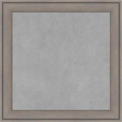 Amanti Art Grey Framed Magnetic Board 19x19 Small Vision Board by AmantiArt