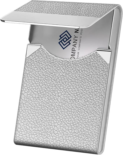 Business Card Holder with Ultra Slim Design, Business Card Case with Premium PU - Image 7
