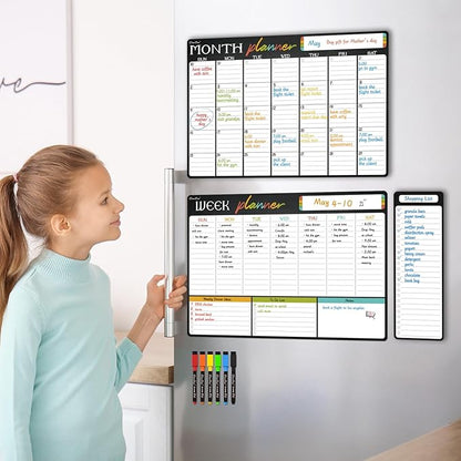 Magnetic Dry Erase Monthly Calendar Set - Image 7