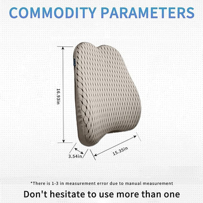 XINJUN Memory Foam car Lumbar Support Pillow - Image 7