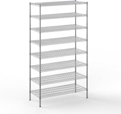 Regal Altair 21" Deep x 48" Wide x 86" Height Wire Shelving Kit | 8-Tier | NSF by Regal+Altair