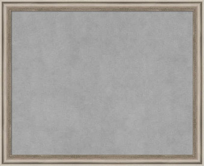Amanti Art Silver Framed Magnetic Board 18x22 Small Vision Board by AmantiArt