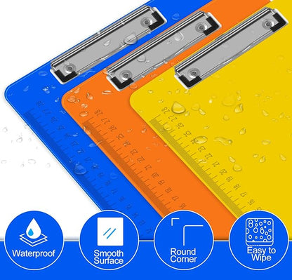 HERKKA 15 Pack Plastic Clipboards, A4 Letter Size, 12.5 x 9 Inch - Image 6