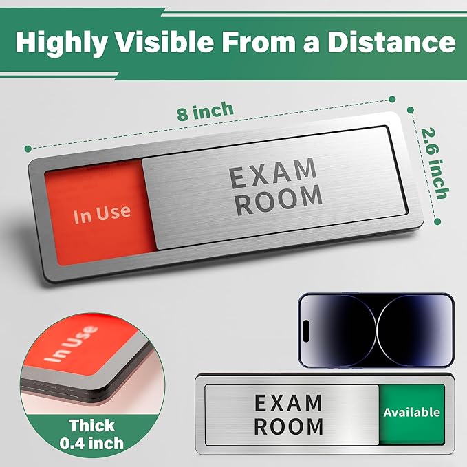 Massage Room Door Sign, Do Not Disturb- Spa Room In Use/Available Slider Sign - Image 2