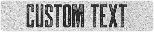 Custom Sign, Custom Street Sign, 11 Font Colors, 13 Font Styles, 4 Hole Options by MySignCenter