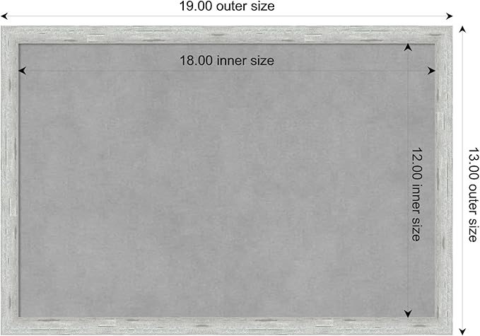 Amanti Art Silver Framed Magnetic Board 13x19 Small Vision Board - Image 4