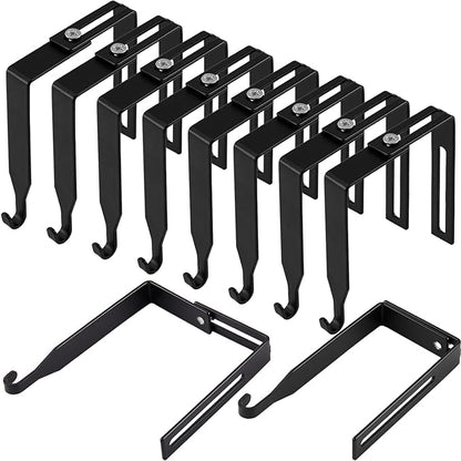 Amylove 8 Pcs Adjustable Cubicle Hanger Universal Partition Metal Cubicle Hooks by Amylove
