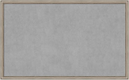 Amanti Art Silver Framed Magnetic Board 26x42 Large Vision Board by AmantiArt