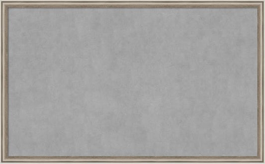 Amanti Art Silver Framed Magnetic Board 26x42 Large Vision Board by AmantiArt
