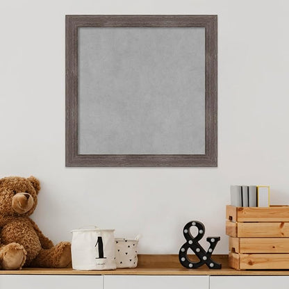 Amanti Art Grey Framed Magnetic Board 19x19 Small Vision Board - Image 5