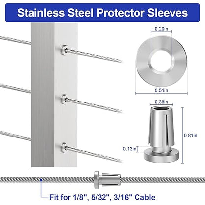 BLIKA Upgraded 20 Pack Stainless Steel Protector Sleeves - Image 2