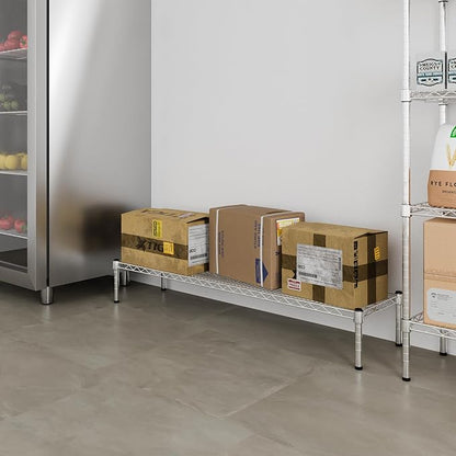Regal Altair 14" Deep x 54" Wide x 8" Height 1-Tier Wire Shelving Kit | NSF - Image 6