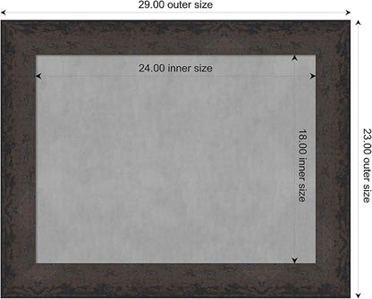 Amanti Art Black Framed Magnetic Board 23x29 Medium Vision Board - Image 4