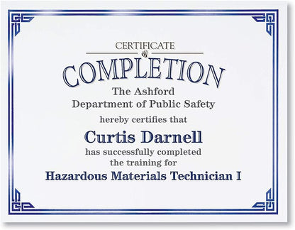PaperDirect Blue on White Classic Specialty Certificates, 8½ x11, Foil Accents - Image 2