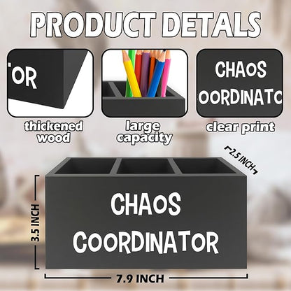 XPH Chaos Coordinator Black Pen Pencil Holder Organizer - Image 7