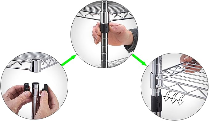 Regal Altair 21" Deep x 60" Wide x 14" Height Wire Shelving Kit | 1-Tier | NSF - Image 4