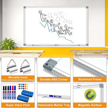 H-Qprobd Large White Board Dry Erase Board - Image 2