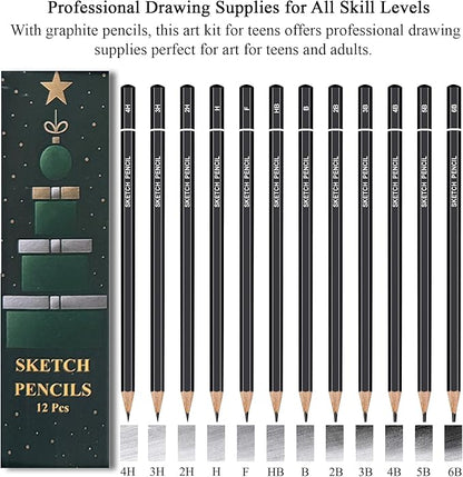 Fuxi Sketch Pad and Pencil Set | Stocking Stuffers, Art Supplies - Image 3