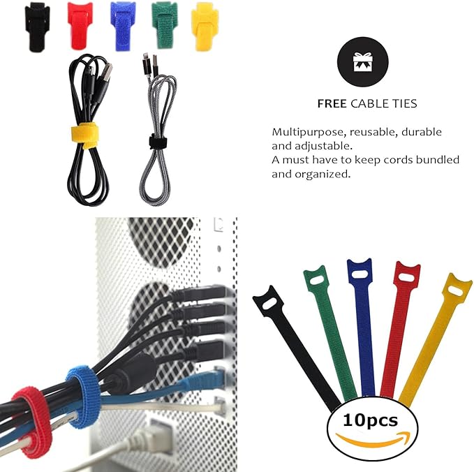 Premium 120" Cable Management Sleeve, Best Cords Organizer - Image 5