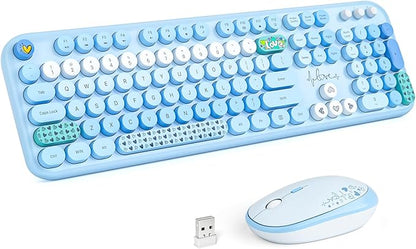 MOFII Wireless Keyboard and Mouse Combo, Full Size 2.4G Plug and Play by MOFII