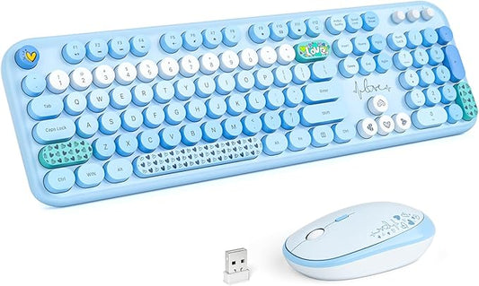 MOFII Wireless Keyboard and Mouse Combo, Full Size 2.4G Plug and Play by MOFII
