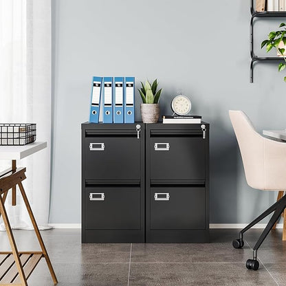 MIIIKO2 Drawer File Cabinet, Metal Vertical Filing Cabinets - Image 6